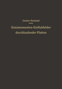 Stützmomenten-Einflußfelder durchlaufender Platten