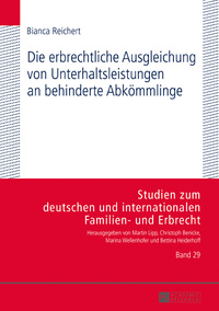 Die erbrechtliche Ausgleichung von Unterhaltsleistungen an behinderte Abkömmlinge