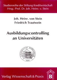 Ausbildungscontrolling an Universitäten.