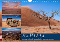 Namibia - Atemberaubende Landschaften und Impressionen (Wandkalender 2022 DIN A4 quer)