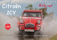 Citroën 2CV - Ente rot (Tischkalender 2023 DIN A5 quer)