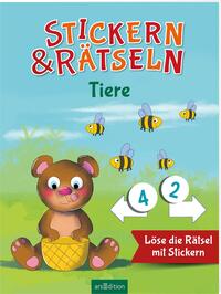 Stickern & Rätseln ab 3: Stickern & Rätseln – Tiere