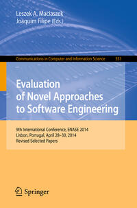 Evaluation of Novel Approaches to Software Engineering