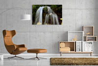 Premium Textil-Leinwand 1200 x 800 cm Quer-Format Neidlinger Wasserfall | Wandbild, HD-Bild auf Keilrahmen, Fertigbild auf hochwertigem Vlies, Leinwanddruck von None www.hjr-fotografie.de