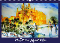 Mallorca Aquarelle (Wandkalender 2022 DIN A3 quer)