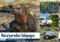 Naturparadies Galapagos - UNESCO Weltkulturerbe (Tischkalender 2023 DIN A5 quer)