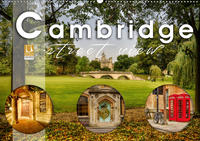 Cambridge street view (Wandkalender 2020 DIN A2 quer)