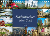 Stadtansichten New York (Tischkalender 2022 DIN A5 quer)