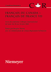 Français du Canada – Français de France VII