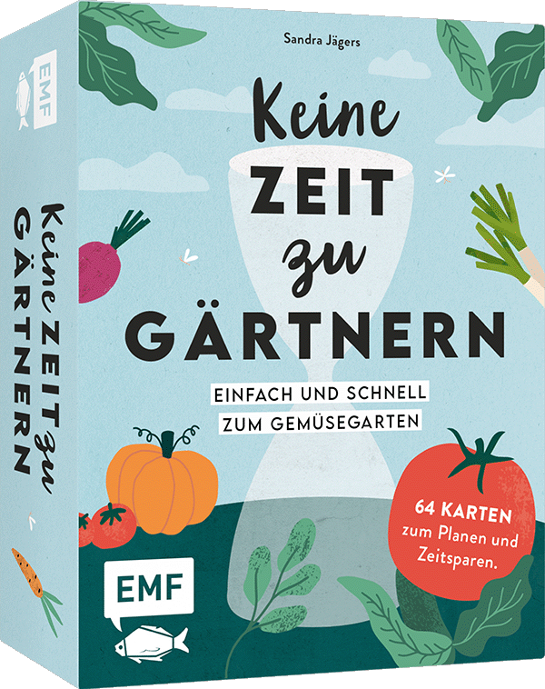 Kartenset: Keine Zeit zu gärtnern – 64 Karten – Einfach und schnell zum Gemüsegarten