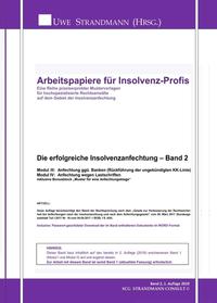 Die erfolgreiche Insolvenzanfechtung – Band 2