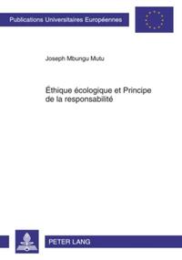 Éthique écologique et Principe de la responsabilité