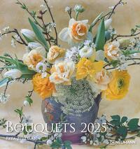 N NEUMANNVERLAGE - Bouquets 2025 Fotokunst-Kalender, 45x48cm, Wandkalender mit zwölf bezaubernden Blumenbouquets, liebevolle Blumensträuße, Spiralbindung und internationales Kalendarium