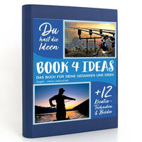 BOOK 4 IDEAS modern | Angeln - meine Leidenschaft, Notizbuch, Bullet Journal mit Kreativitätstechniken und Bildern, DIN A5