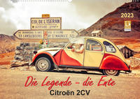 Die Legende - die Ente, Citroën 2CV (Wandkalender 2023 DIN A2 quer)