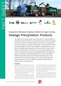 Sewage Precipitation Products