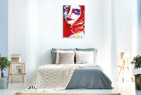 Premium Textil-Leinwand 600 x 900 cm Hoch-Format Frauenportraits von Oxana Mahnac | Wandbild, HD-Bild auf Keilrahmen, Fertigbild auf hochwertigem Vlies, Leinwanddruck von N N