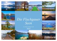 Die Flachgauer Seen (Wandkalender 2025 DIN A3 quer), CALVENDO Monatskalender