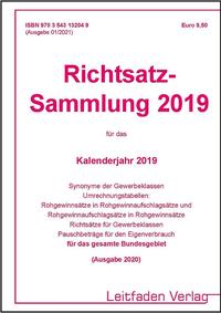 Richtsatz-Sammlung 2019