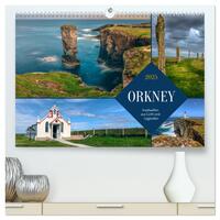 Orkney, Inselwelten aus Licht und Legenden. (hochwertiger Premium Wandkalender 2025 DIN A2 quer), Kunstdruck in Hochglanz