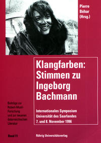 Klangfarben. Stimmen zu Ingeborg Bachmann