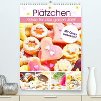 Plätzchen. Kekse für das ganze Jahr! (Premium, hochwertiger DIN A2 Wandkalender 2022, Kunstdruck in Hochglanz)