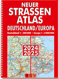 Neuer Straßenatlas Deutschland/Europa 2024/2025