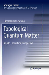 Topological Quantum Matter