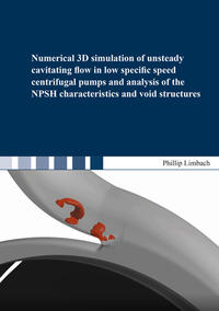 Numerical 3D simulation of unsteady cavitating flow in low specific speed centrifugal pumps and analysis of the NPSH characteristics and void structures