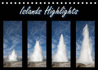 Islands Highlights (Tischkalender 2022 DIN A5 quer)