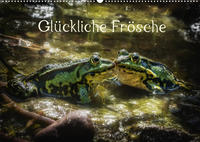 Glückliche Frösche (Wandkalender 2022 DIN A2 quer)