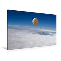 Premium Textil-Leinwand 75 x 50 cm Quer-Format Eine Reise in die Stratosphäre | Wandbild, HD-Bild auf Keilrahmen, Fertigbild auf hochwertigem Vlies, Leinwanddruck von Roland Störmer + Skyrider-Team