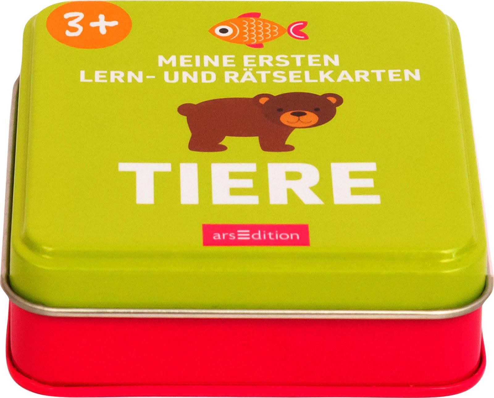 Meine ersten Lern- und Rätselkarten Tiere