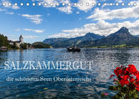 Salzkammergut - Die schönsten Seen Oberösterreichs (Tischkalender 2023 DIN A5 quer)