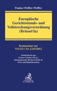 Europäische Gerichtsstands- und Vollstreckungsverordnung (Brüssel Ia)