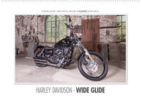 Emotionale Momente: Harley Davidson - Wide Glide (Wandkalender 2022 DIN A2 quer)