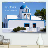 Santorini (Premium, hochwertiger DIN A2 Wandkalender 2022, Kunstdruck in Hochglanz)