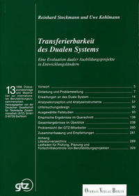 Transferierbarkeit des Dualen Systems