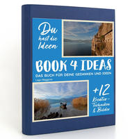 BOOK 4 IDEAS modern | Lago Maggiore, Notizbuch, Bullet Journal mit Kreativitätstechniken und Bildern, DIN A5