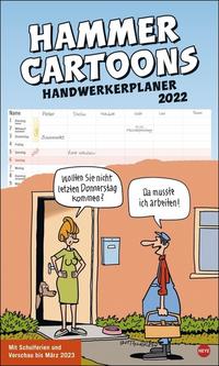 Butschkow: Hammer Cartoons Handwerkerplaner Kalender 2022