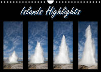 Islands Highlights (Wandkalender 2022 DIN A4 quer)