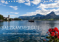 Salzkammergut - Die schönsten Seen Oberösterreichs (Tischkalender 2020 DIN A5 quer)