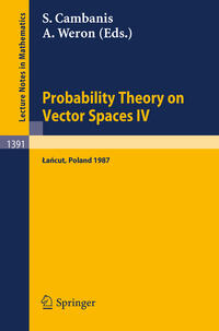 Probability Theory on Vector Spaces IV