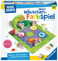 Ravensburger ministeps 4170 Mein Mäuschen-Farbspiel, Erstes Spiel zum Farben-Lernen mit viel Bewegung, Spielzeug ab 2 Jahre