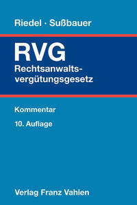 Rechtsanwaltsvergütungsgesetz