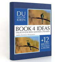 BOOK 4 IDEAS classic | Jagdfieber Bienenfresser (Merops apiaster), Notizbuch, Bullet Journal mit Kreativitätstechniken und Bildern, DIN A5