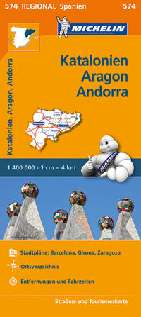 Michelin Katalonien, Aragon, Andorra