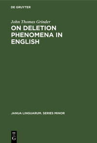 On deletion phenomena in English