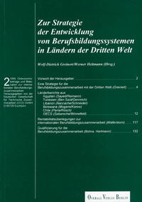 Zur Strategie der Entwicklung von Berufsbildungssystemen in Ländern der Dritten Welt