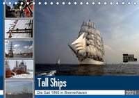 Analoge Fotografie Tall Ships Sail 1995 Bremerhaven (Tischkalender 2021 DIN A5 quer)